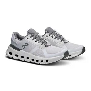 ON Running Cloudrunner 2 Women's White Grey Running Shoes Size 5.5